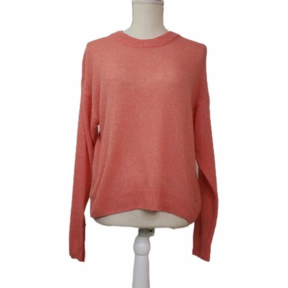 Joie Namio Wool Blend Sweater Rose (Coral) Women's Size Medium NEW - Picture 3 of 14